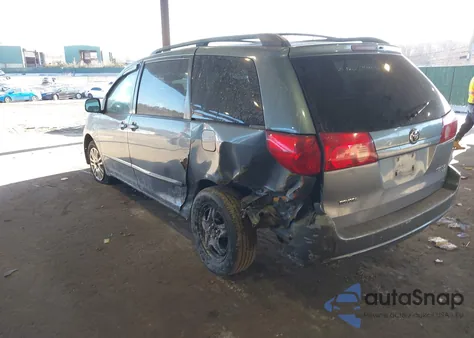 2007 Toyota Sienna Xle из США, поврежденный, VIN 5TDBK22C27S006993